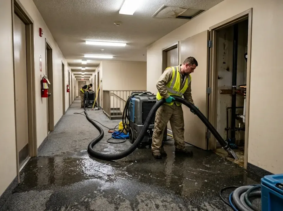 multi-unit-apartment-hallway-f-005 — frequently asked questions, Emergency Burst Pipe Water Extraction & Removal in Tamarac,…
